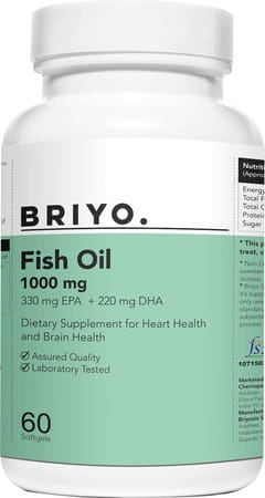 Briyo Fish Oil 1000 Mg - Triple Strength...
