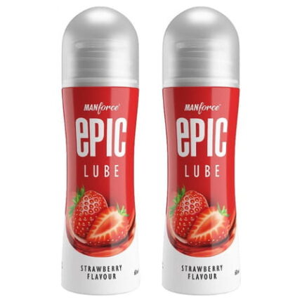 Manforce Epic Strawberry Flavored Lube 6...